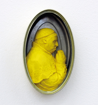 Miriam Jonas, Polka Pope, yellow, 2011